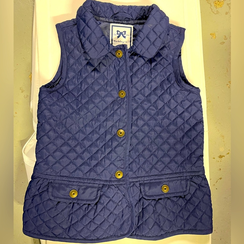 Girls quilted vest